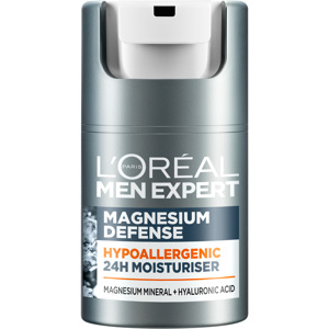 Men Expert Magnesium Defence Hypoallergenic 24H Moisturiser, 50ml